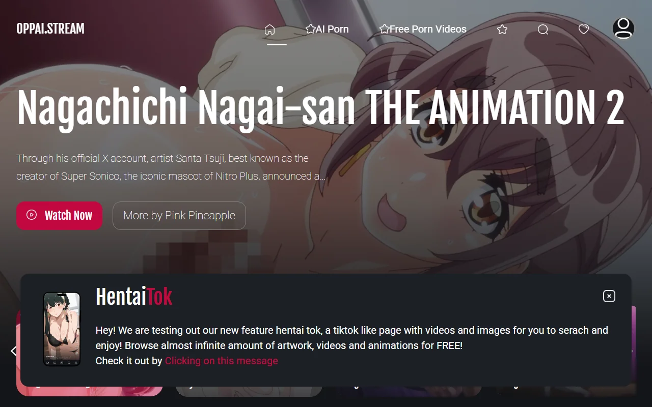 Screenshot: Oppaistream Screenshot of Oppaistream